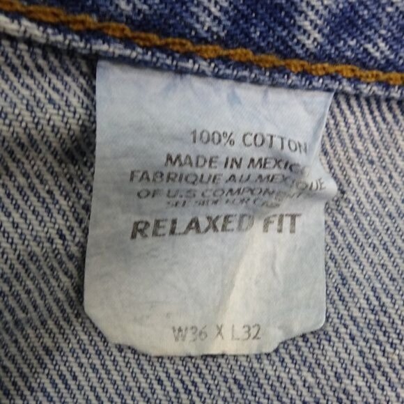 NWT Eddie Bauer Relaxed Fit Pre-Washed Denim 36x32 - Picture 6 of 8